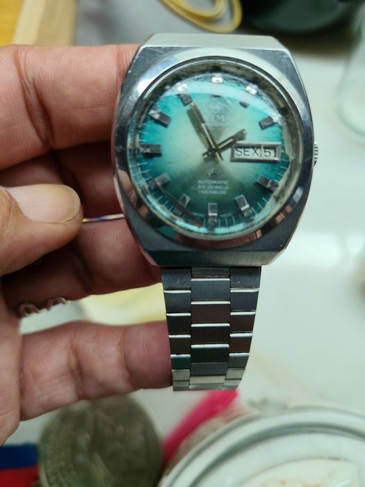 Relógio Vintage Delma Automático (Anos 70) – Para Restauro