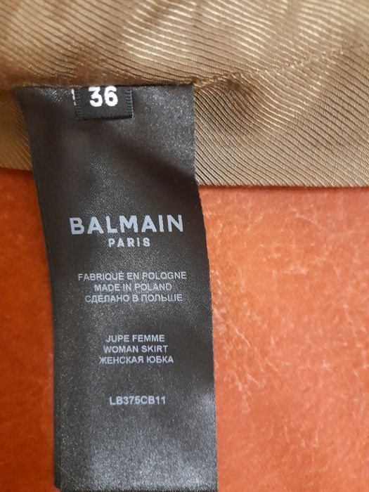 Юбка шерстяная Balmain