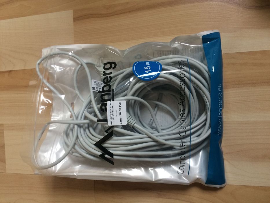 kabel patchcable cat. 5 utp 15m