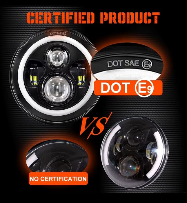 Farol dianteiro LED com tecnologia "Angel Eyes