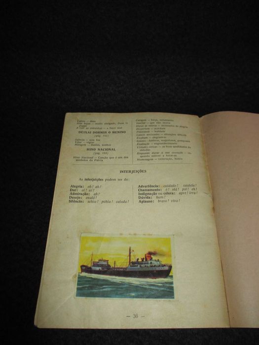 Livro Vocabulário e Gramática 3ª Classe Porto Editora