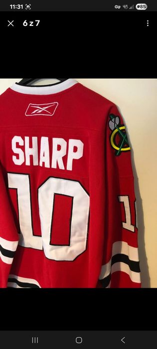 Bluza Chicago Blackhawks Patrick Sharp 2010 Stanley Cup rozmiar XL