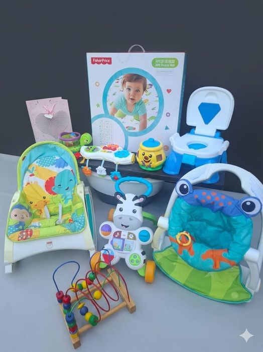 150Zestaw od Fisher Price, zabawki, wyprawka