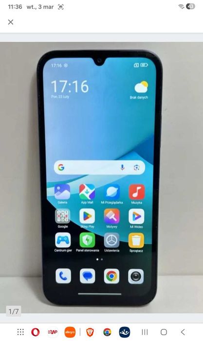 FAJNY XIAOMI redmi 15c. Bateria 6000. Ekran 6.9 cala. Pamięć 4+4/128gb