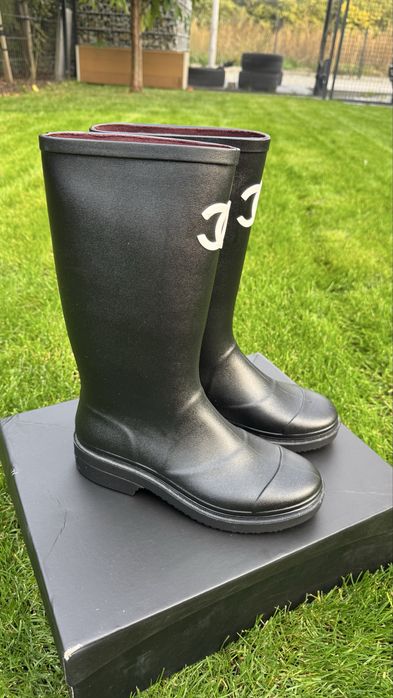 Kaloszy Premium  kozaki Chanel buty