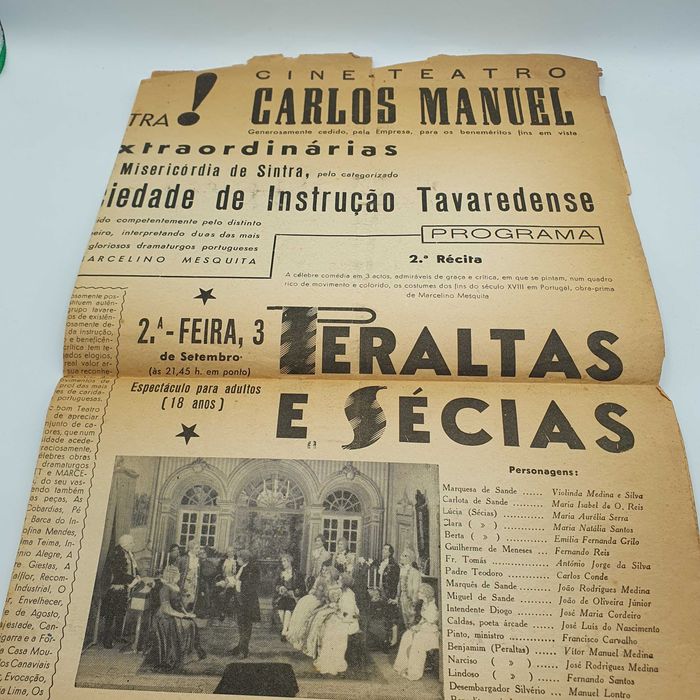 Poster - Cartaz Cine-Teatro Ref.Esc