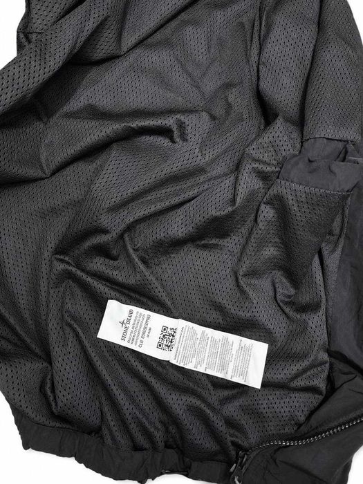 Вітровка Stone Island Nylon Metal чоловіча чорна/сіра S-XXL