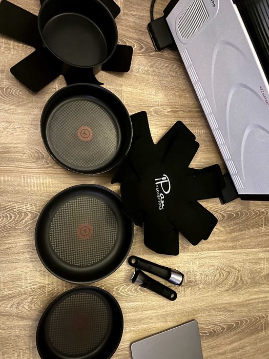 Conjunto de panelas Tefal para indução – 5 peças + acessórios