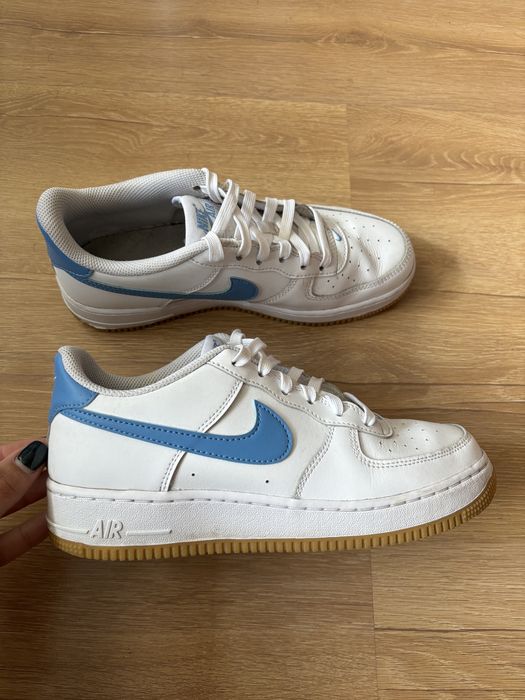 Nike air force 1 biało-niebieskie 40