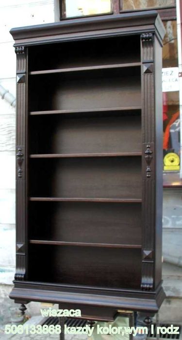 Śliczna biblioteczka, regał, cena zależy od wymiaru