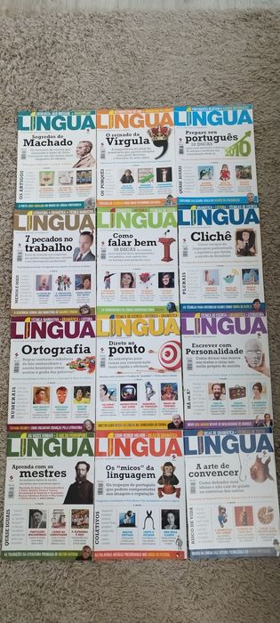 Coleção de revistas Língua Portuguesa