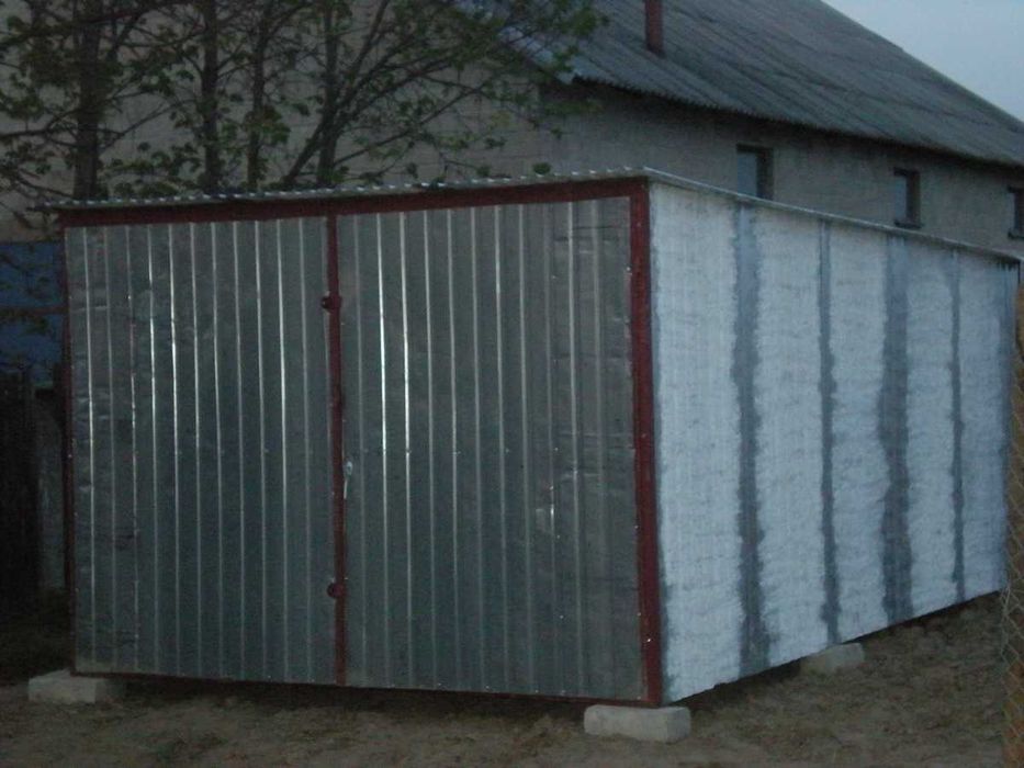 Garaż blaszany 3x5 III gatunek blachy schowek na budowę - PROMOCJA !!!