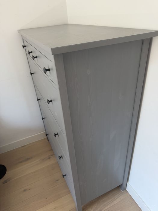 Ikea Hemnes szara komoda