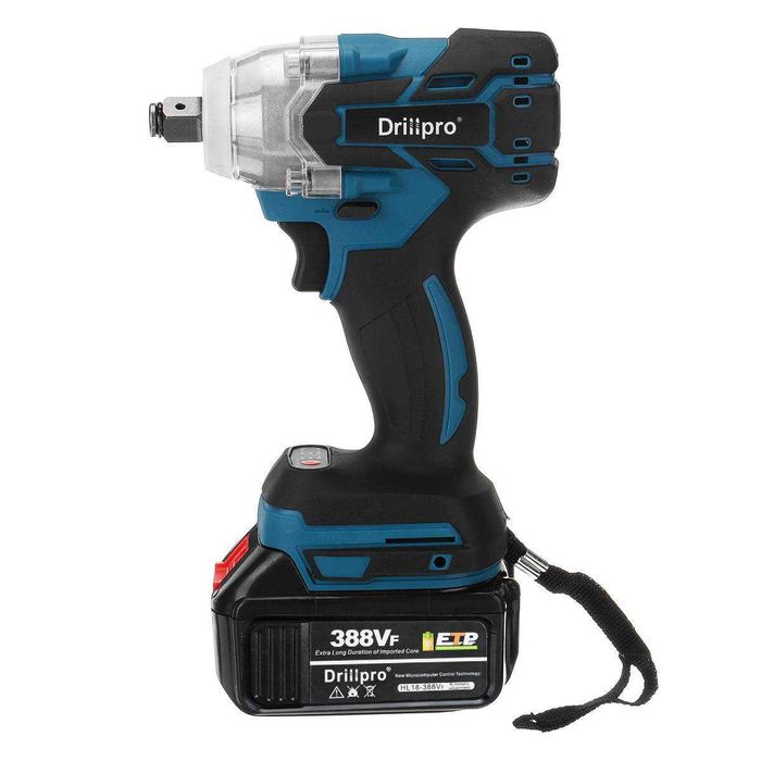 F138 Drillpro pistola impacto 520n.m  compativel baterias makita 18v