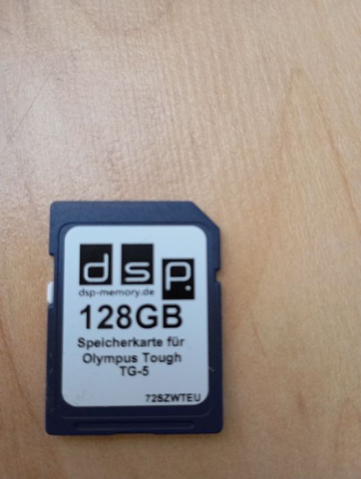 DSP Memory 128 Gb. Olimpus Tough TG-5