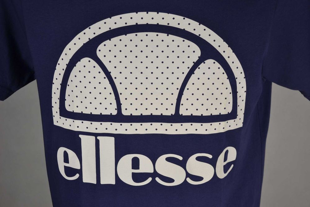 ELLESSE Big Logo Nowa Koszulka Męska S Tshirt Oryginalna  Bawełna 100%