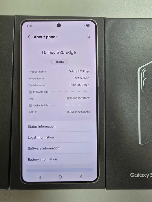 Samsung Galaxy S25 Edge Ultra 12/512GB (USA)