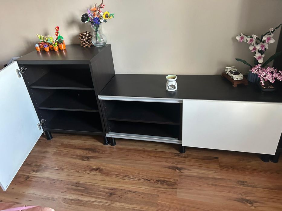 Meble IKEA  biale fronty połysk