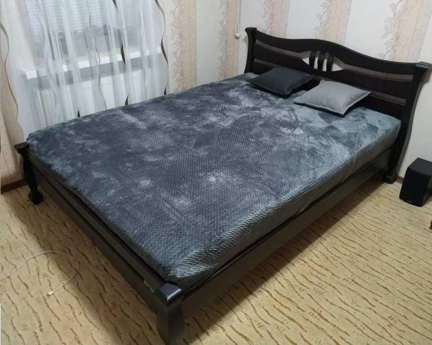Акция! Деревянная кровать "Даллас" 160х200 с ламелями · Харьков