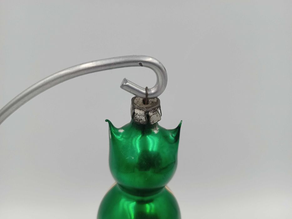 Stara bombka z PRL kotek kot bombki na choinkę