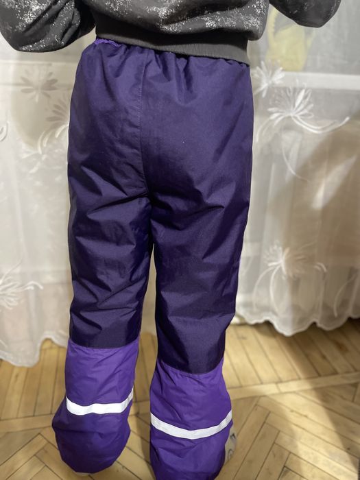 Лижні теплі штани для дівчинки 140-146