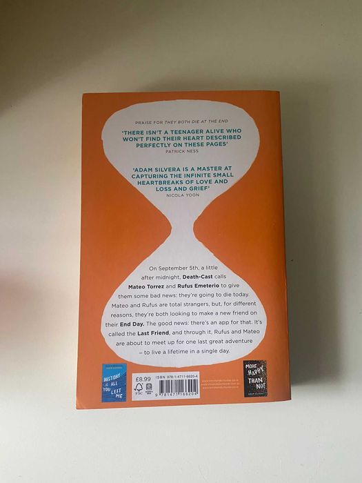 They both die at the end - Adam Silvera