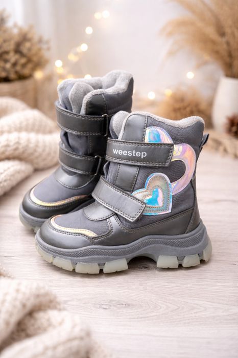 Зимові черевики ботінки для дівчинки weestep