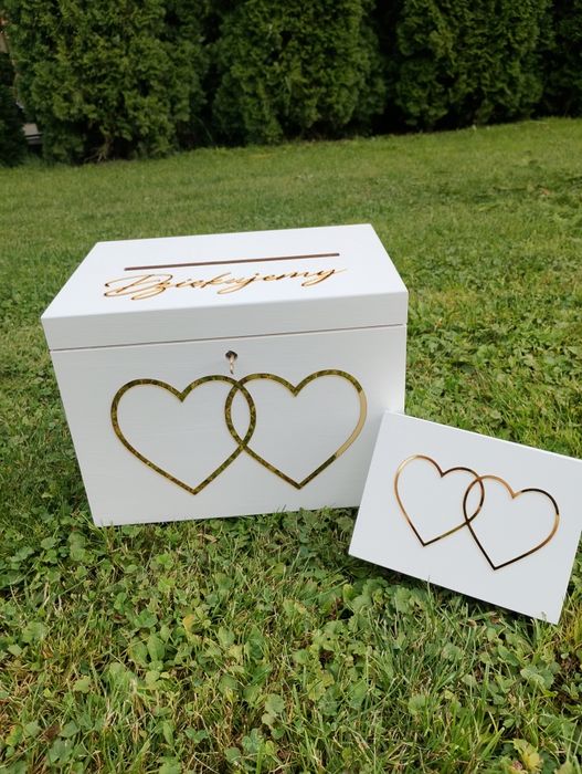 Pudełko na koperty i obrączki ślubne