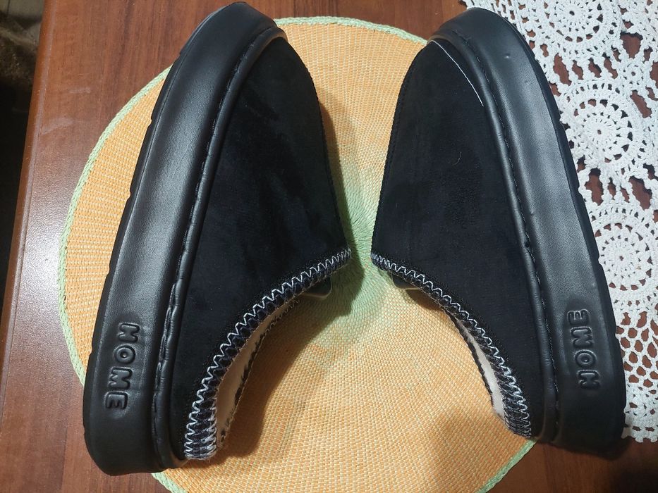 Nowe super ciepłe kapcie r 39,długość wewnątrz 24,5-25cm,gruba podeszw