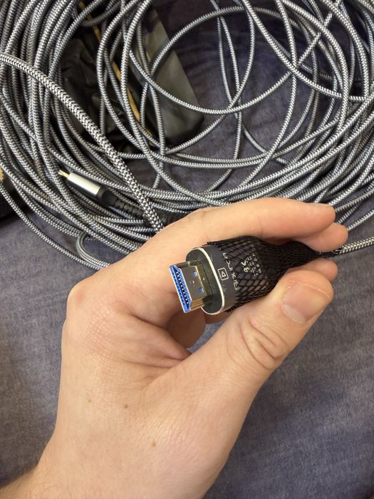 Оптичний провід Hdmi оптический кабель Hdmi 30 метрів