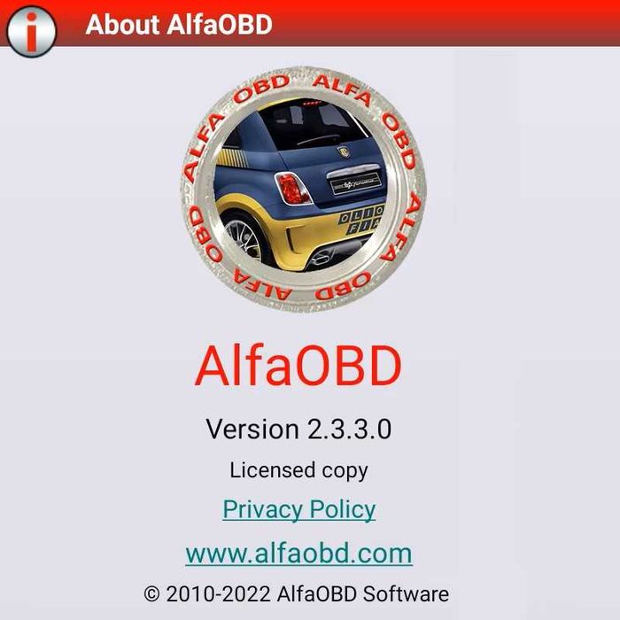 Scanner de diagnóstico OBD2 ELM327 Vgate VLinker MC+ com cabos adaptadores OBD2 para Fiat/Alfa Romeo/Lancia e aplicação AlfaOBD