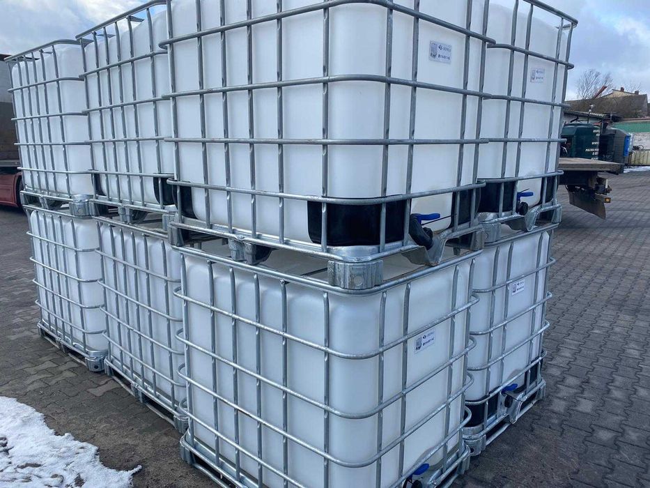 Zbiornik  IBC 1000L MAUZER atest do wody pitnej