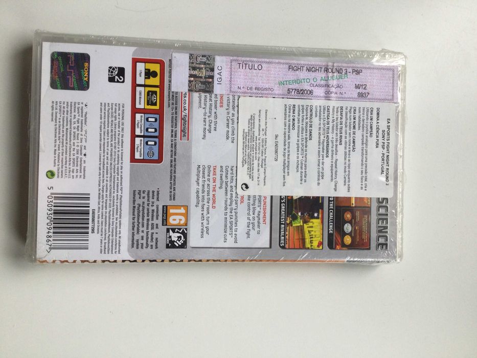 PSP- Fight Night Round 3 (selado)