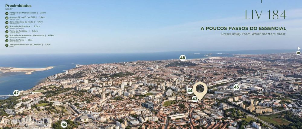 JD - Apartamentos Porto, Proximidade ao essencial. T1 - T2 - T2 Duplex