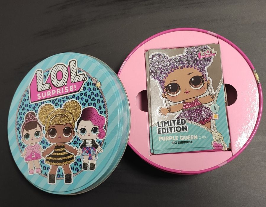 LOL SURPRISE! Caixa de metal com cartas