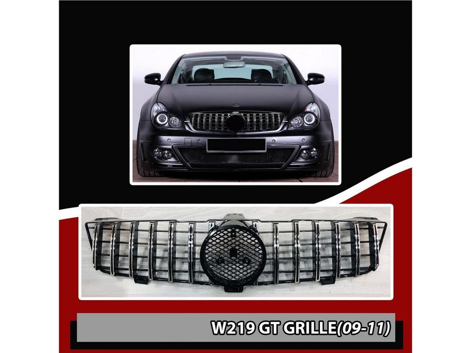 Mercedees CLS W219 Передняя тюнинг решетка AMG GT