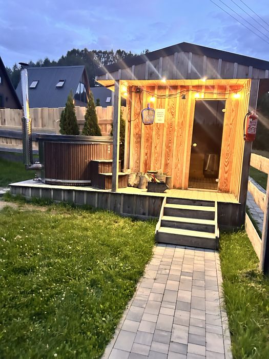 Domki z sauną i jacuzzi -Beskidy/ Koniaków/ widok na góry