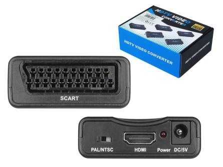 Konwerter HDMI na SCART konwerter cyfrowego wejścia HDMI na analogowe