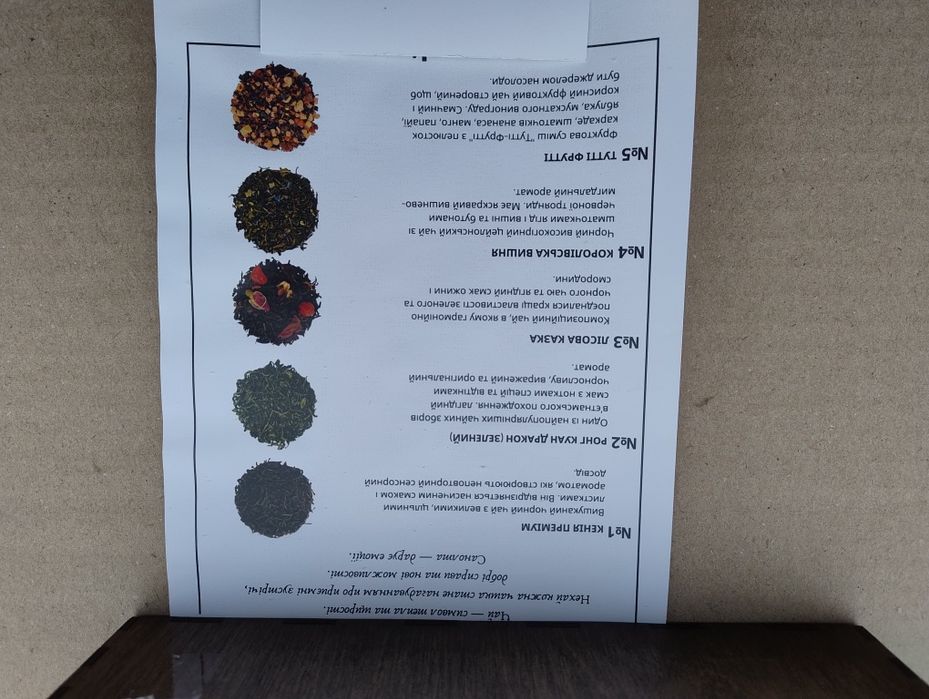 Подарунковий набір чаю чай Кенія преміум королівська вишня туті фрутті