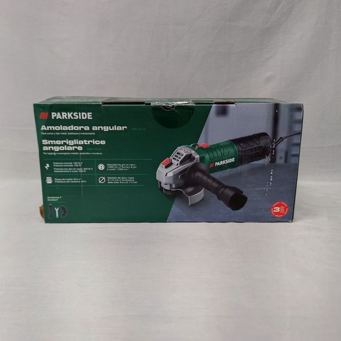 Szlifierka kątowa Parkside PWS 115 C3, 750 W, Ø 115 mm kątówka