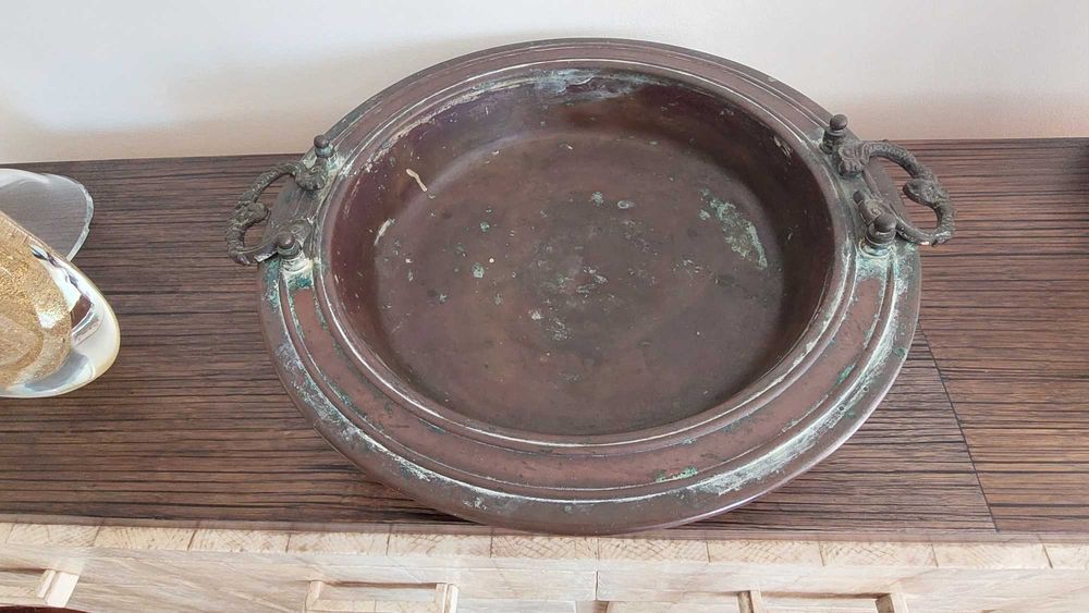 taça decorativa em cobre - antiguidade
