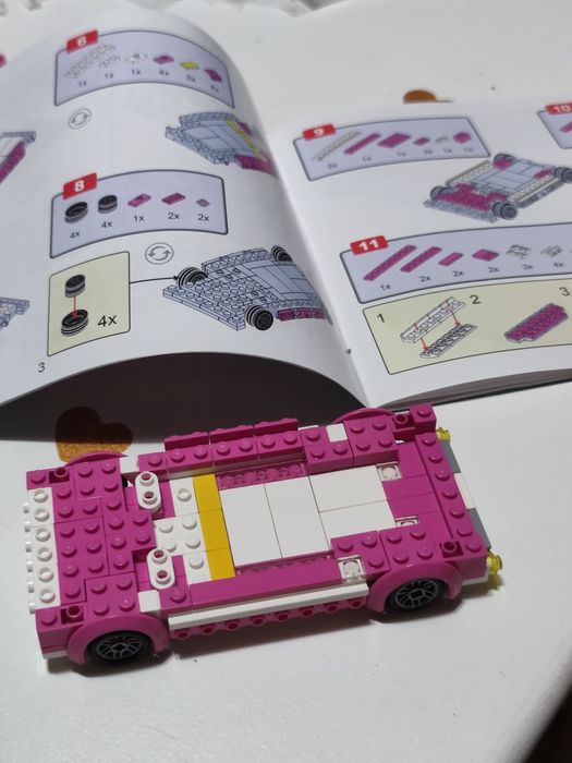 Розовый фургон Cake Car (Конструктор Zhe Gao 00889)