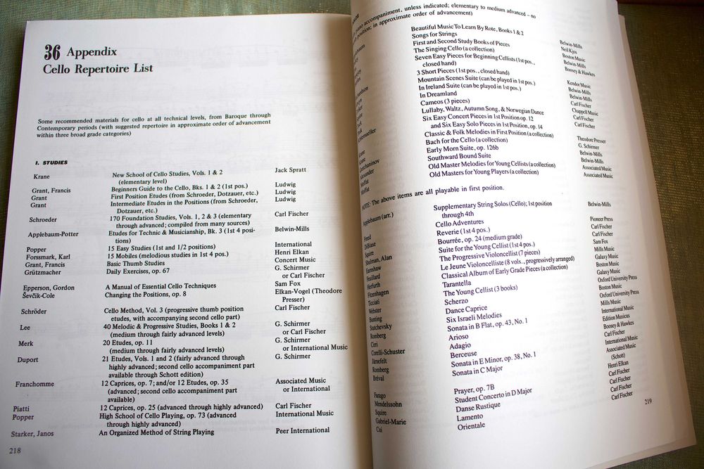 "The Art of Cello Playing", Louis Potter Jr.