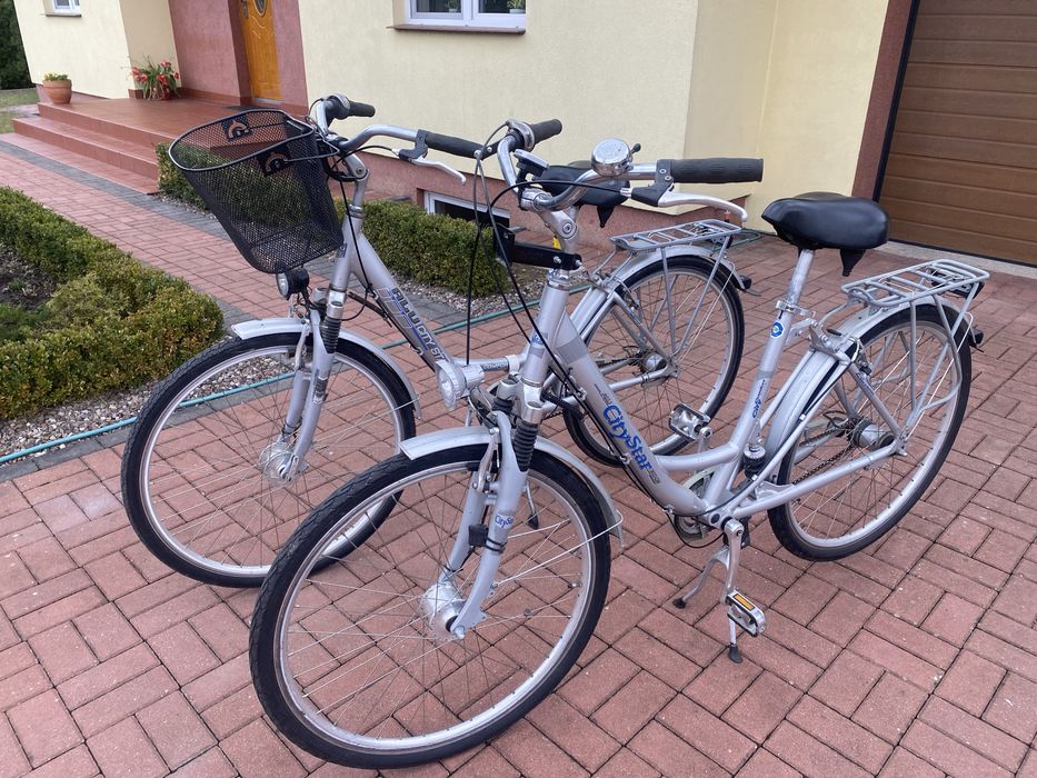 Rower  miejski dwie sztuki