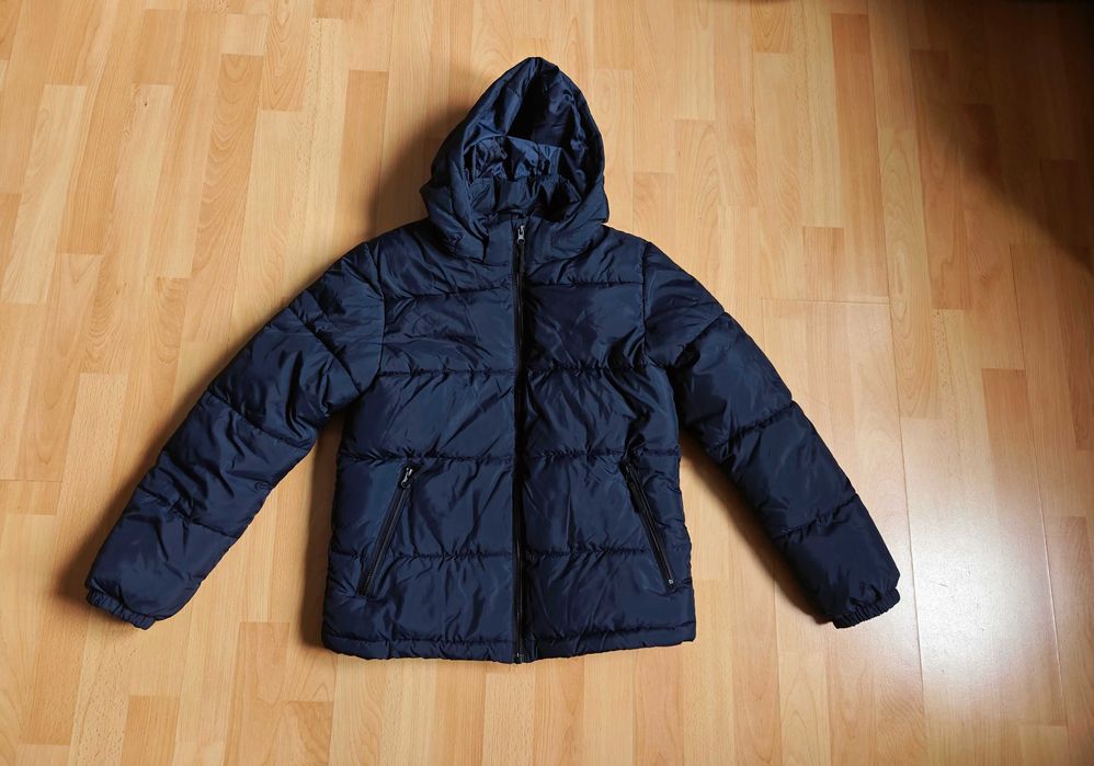 Granatowa zimowa kurtka r. 158