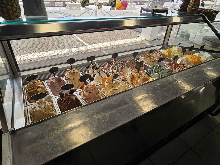 Vitrine de gelados