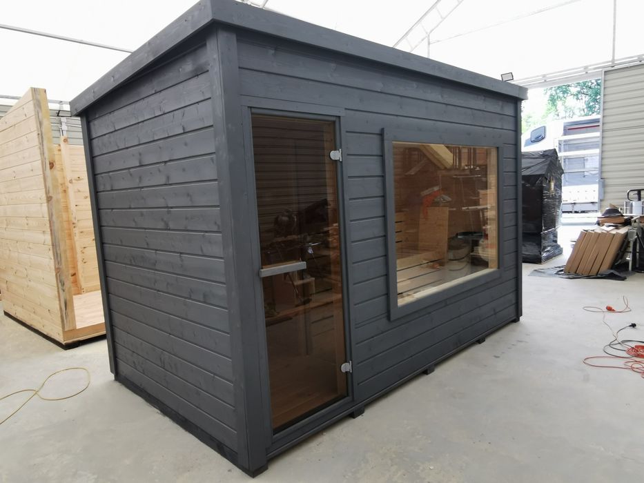 Sauna Ogrodowa Ocieplona wełną + Piec Hit! Leasing Raty  
3,5mSaun
