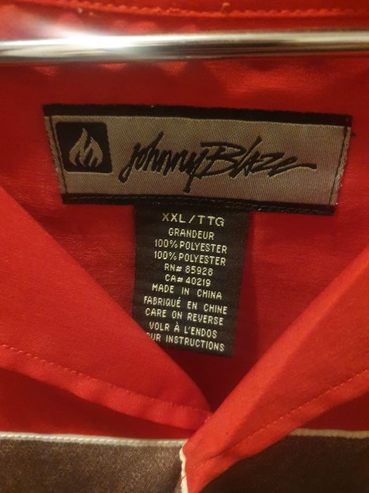 Johnny Blaze – Koszula XXL – grafika miasta – unikat