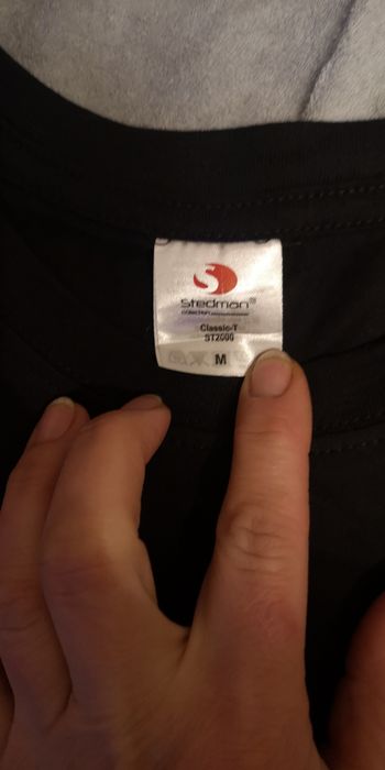 T-shirt męski M czarny