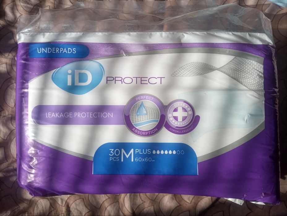 Продаю нові Одноразові вбираючі гігієнічні пелюшки ID expert protect